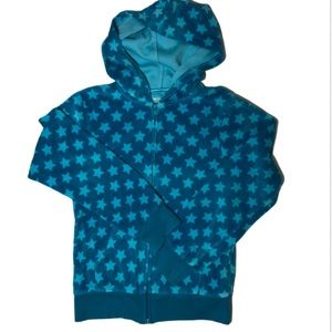 Total Girl Velour Zip Up Hoodie Sweatshirt